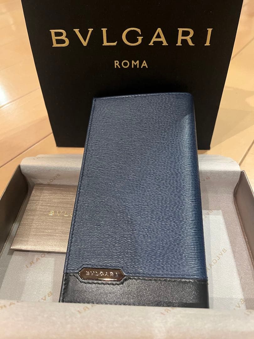 お*ん様 再値下❣️ブルガリ長財布ブラックとネイビーSERPENTI SCAGL