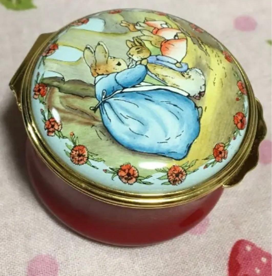 ⭐️稀少レア⭐️ピーターラビット⭐️ハルシオンデイズ⭐️ハンドペイント⭐️エナメルボックス