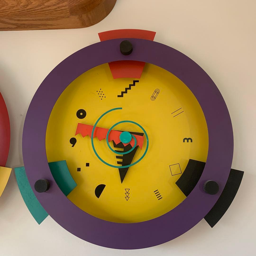 ポストモダン 三原昌平×ワキタ 掛け時計