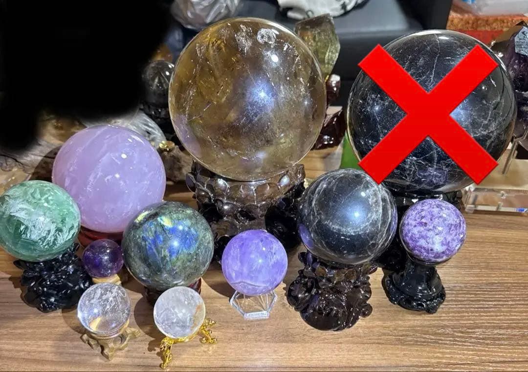 【高品質】スフィアセット　計10個　天然石　パワーストーン