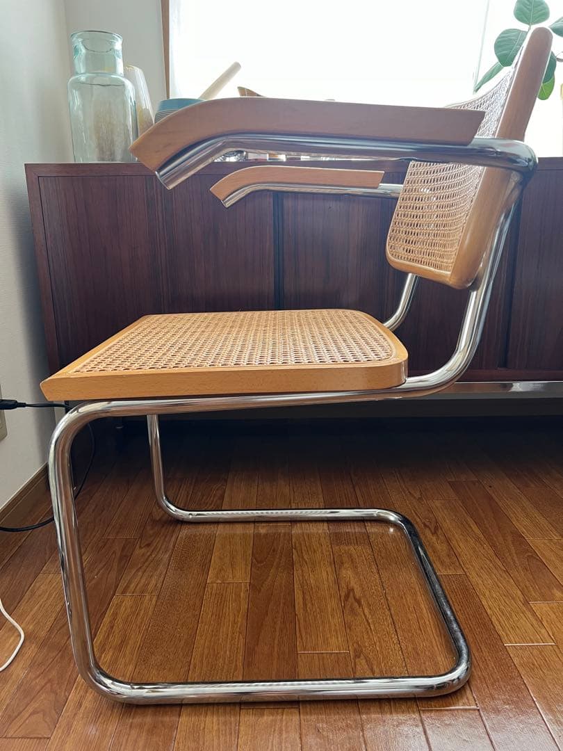 Cesca chair Marcel Breuer 89年イタリア製　張替済