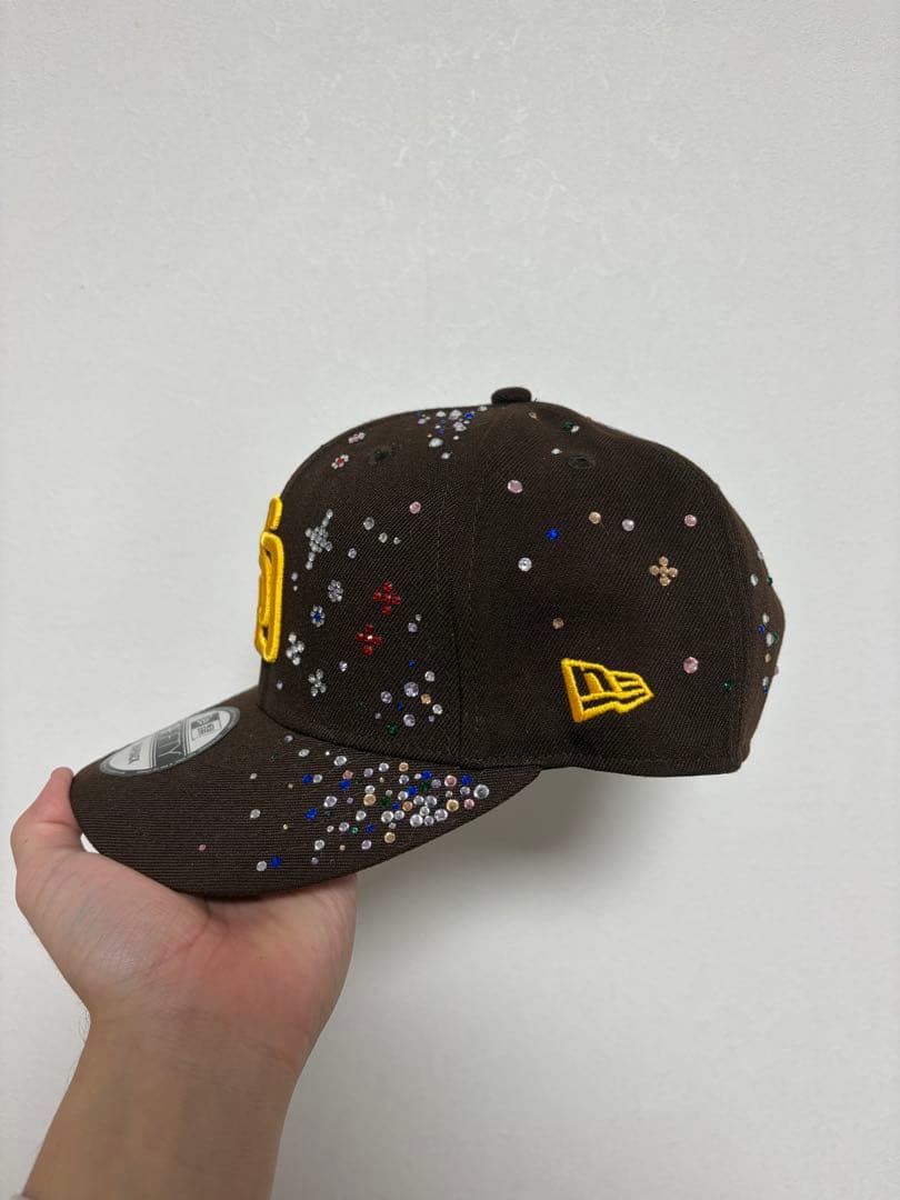 New Era SDロゴ 【サンディエゴ・パドレス】 カスタムジュエルキャップ