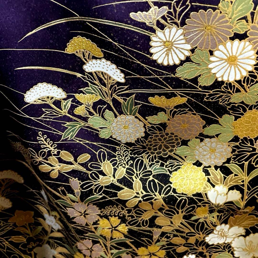 振袖フルセット　金銀彩友禅　手刺繍　成人式振袖　振袖