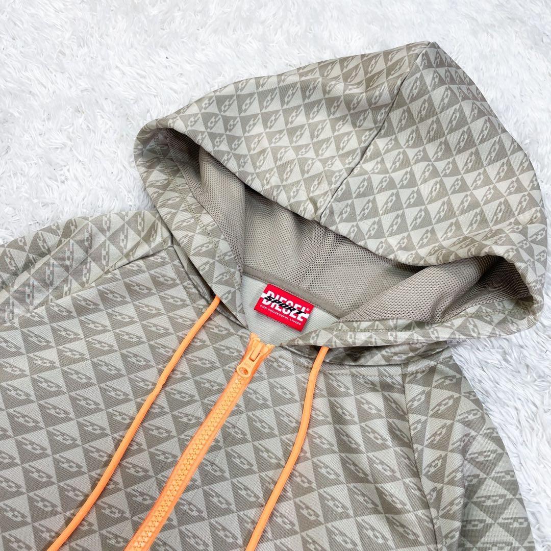 極美品 DIESEL SPORT ディーゼル モノグラム柄ジャージ セットアップ