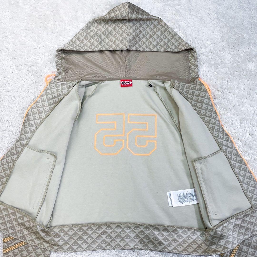 極美品 DIESEL SPORT ディーゼル モノグラム柄ジャージ セットアップ