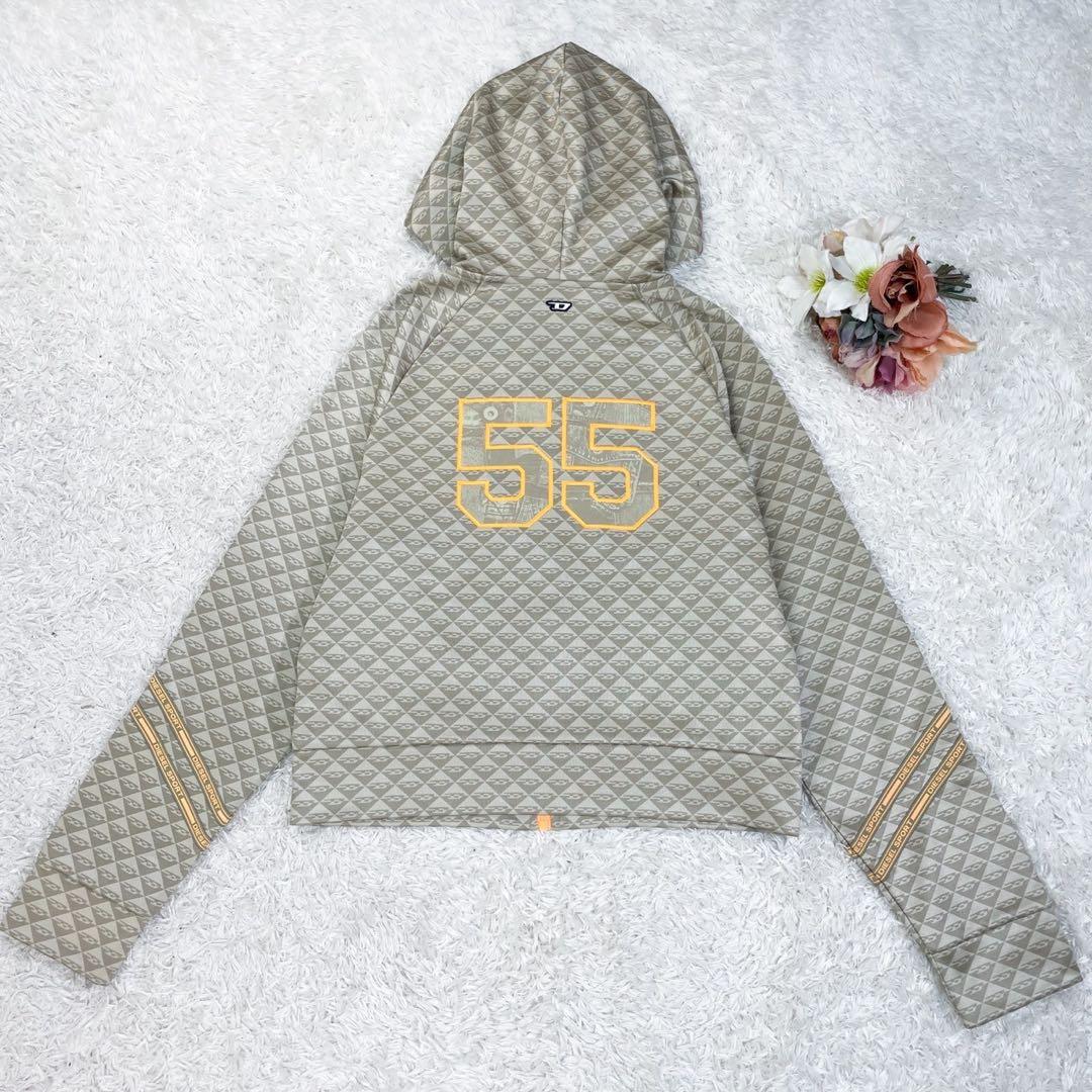 極美品 DIESEL SPORT ディーゼル モノグラム柄ジャージ セットアップ