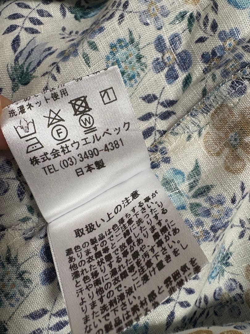 J. Sloane リバティ半袖シャツ