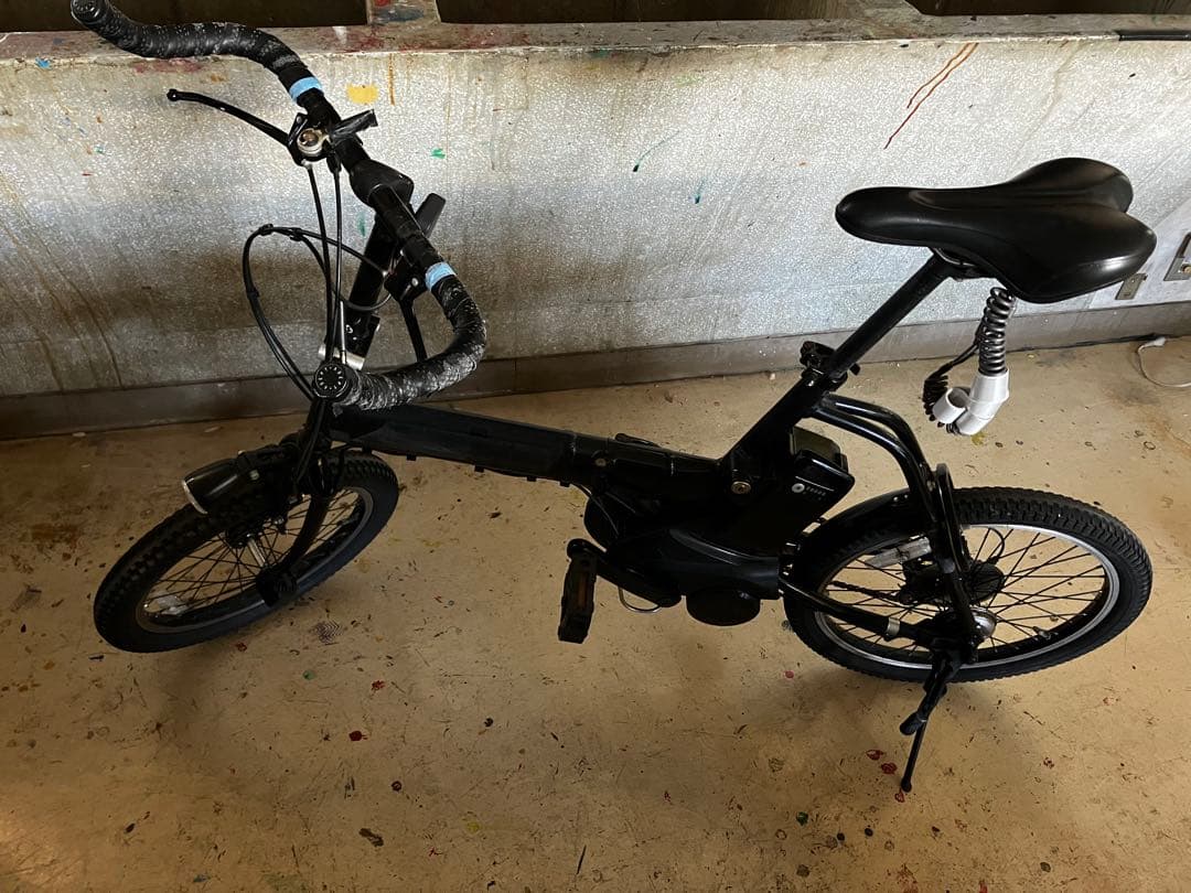 折りたたみ式電動アシスト自転車 黒 Panasonic パナソニック オフタイム
