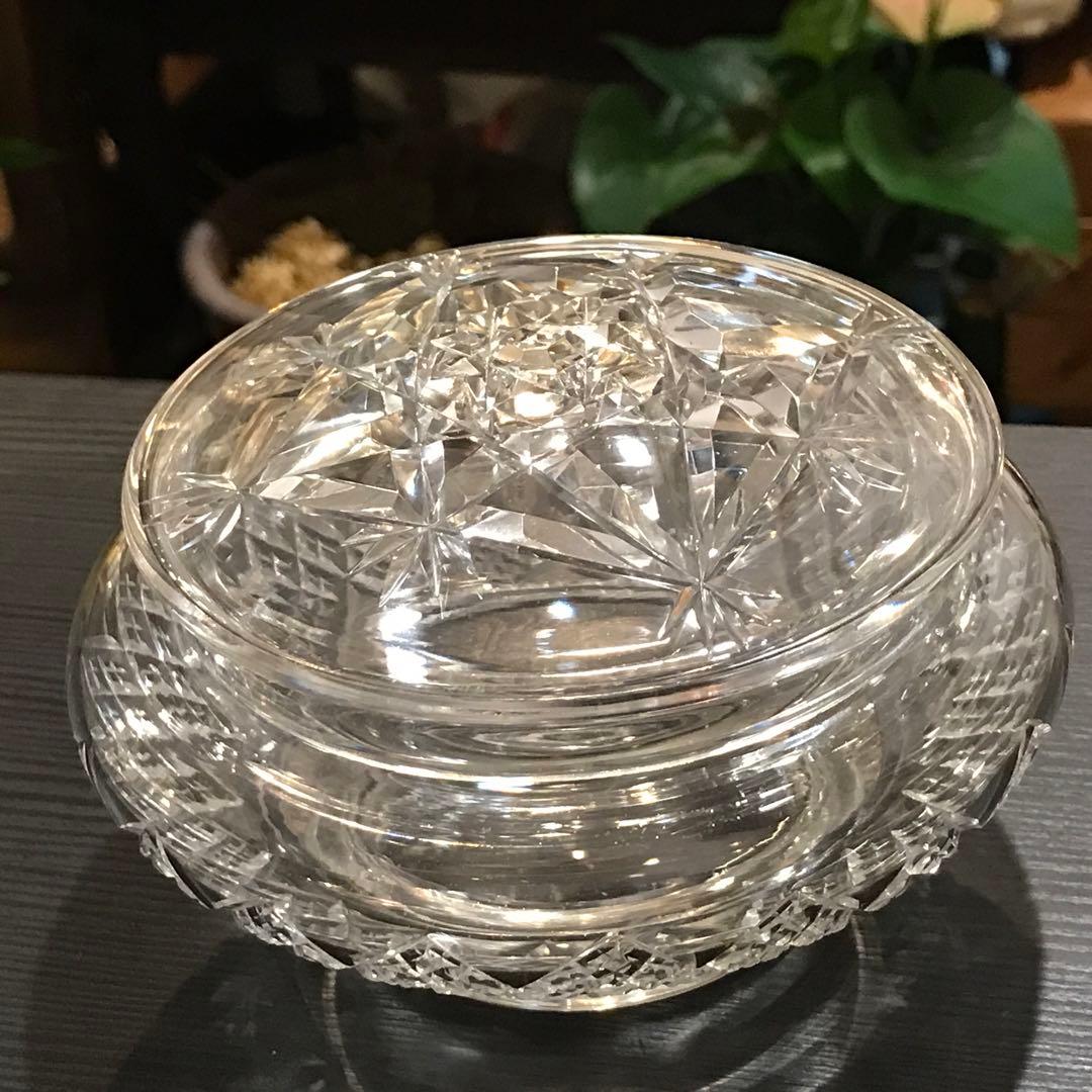 美オールドバカラ Baccaratボンボニエール★キャンディーボックス100年前