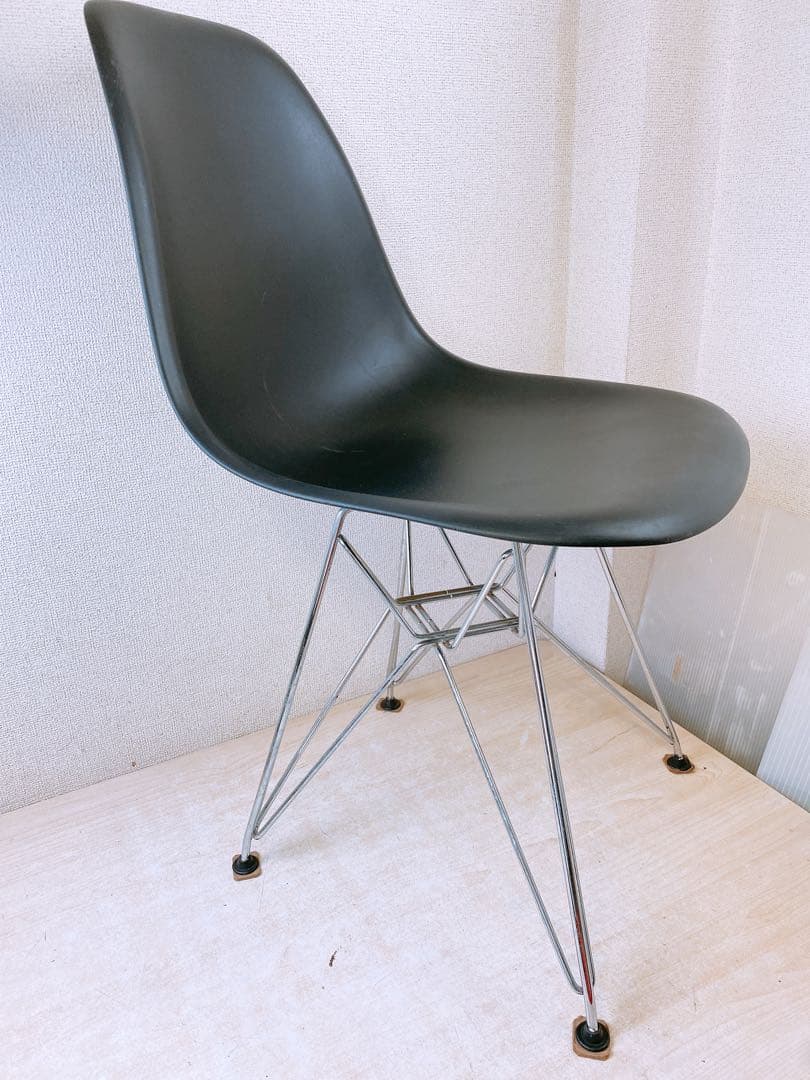 ③Eames サイドシェルチェア DSR Vitra製 エッフェル イームズ 黒