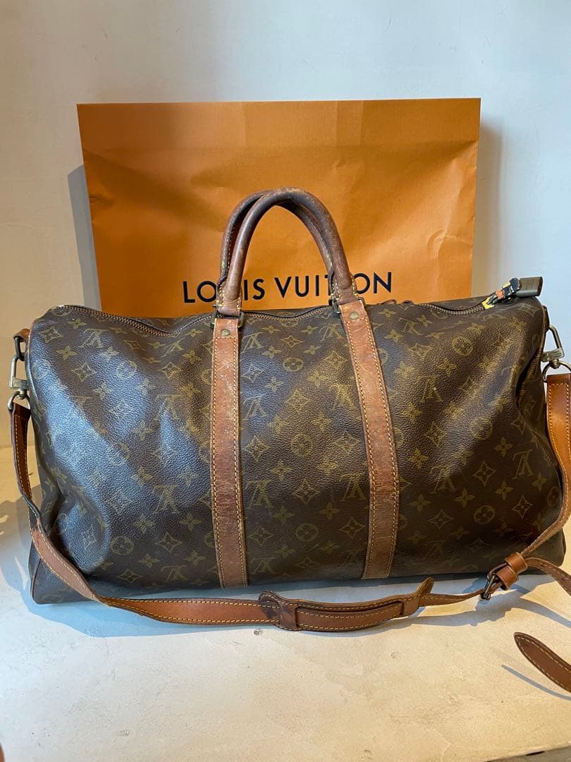 【正規品】Louis Vuitton キーポル50バンドリエール　モノグラム