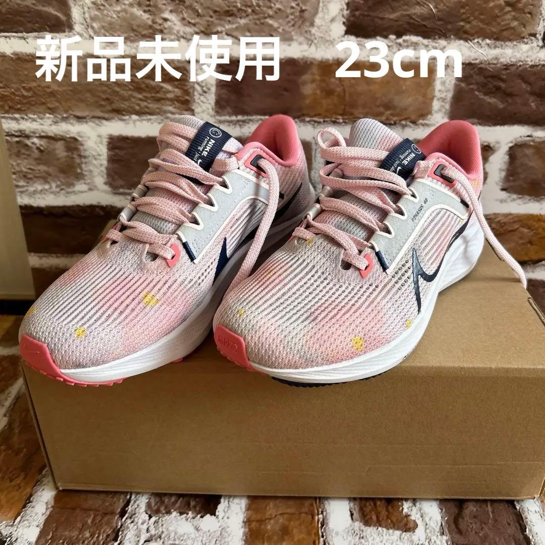 ナイキ エアズーム ペガサス 40プレミアム 23cm ピンク ランニング　②