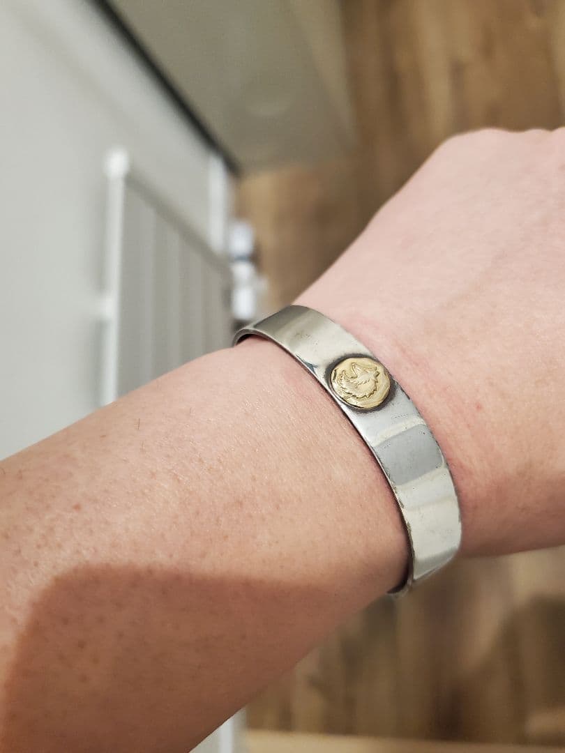 タディ&キング tady&king 平打ちバングルウルフ