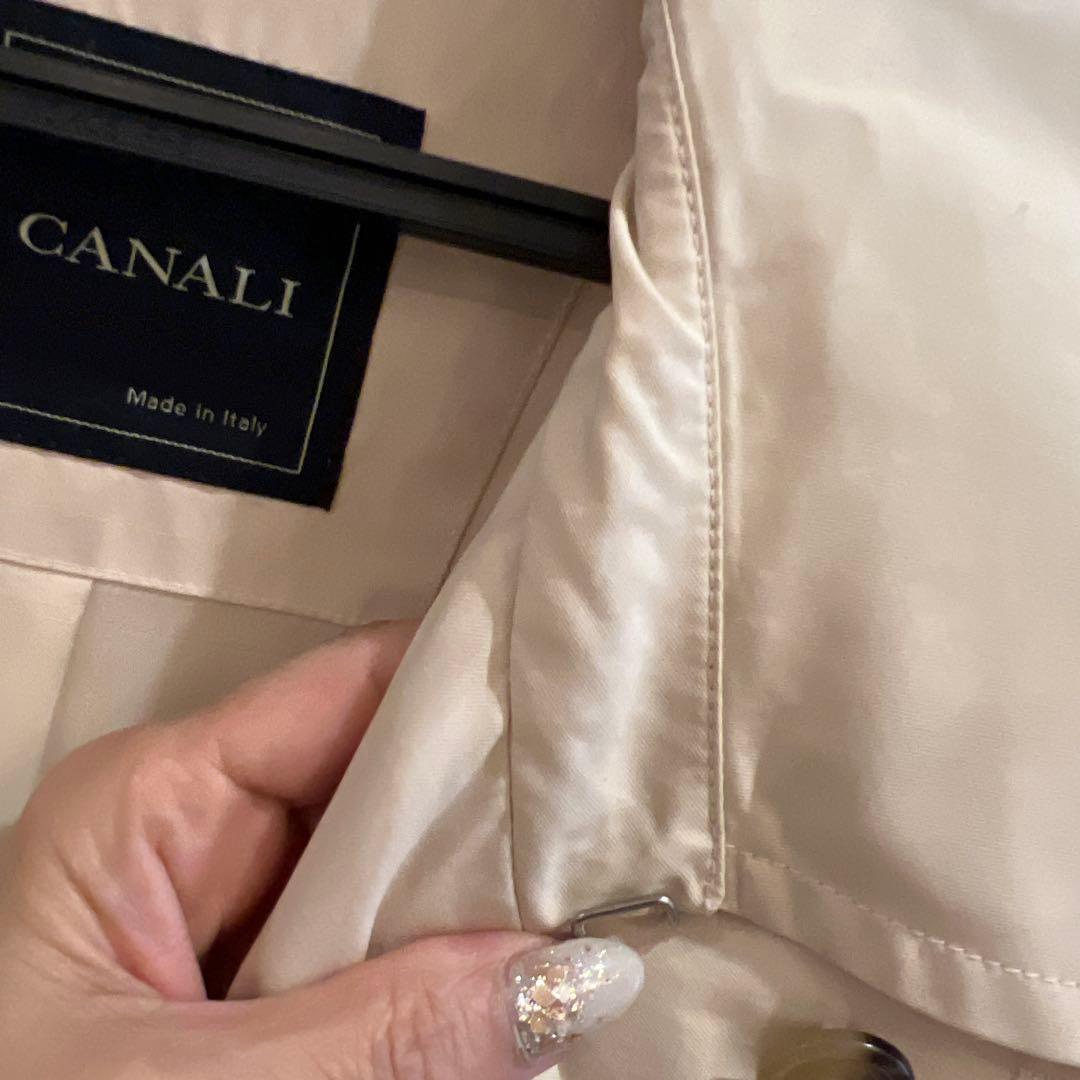 CANALI トレンチコート クリームM最終値下げ価格