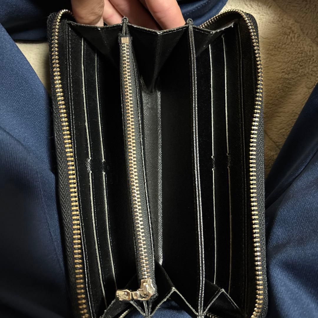 Louis Vuitton ブラック 長財布 エピレザー