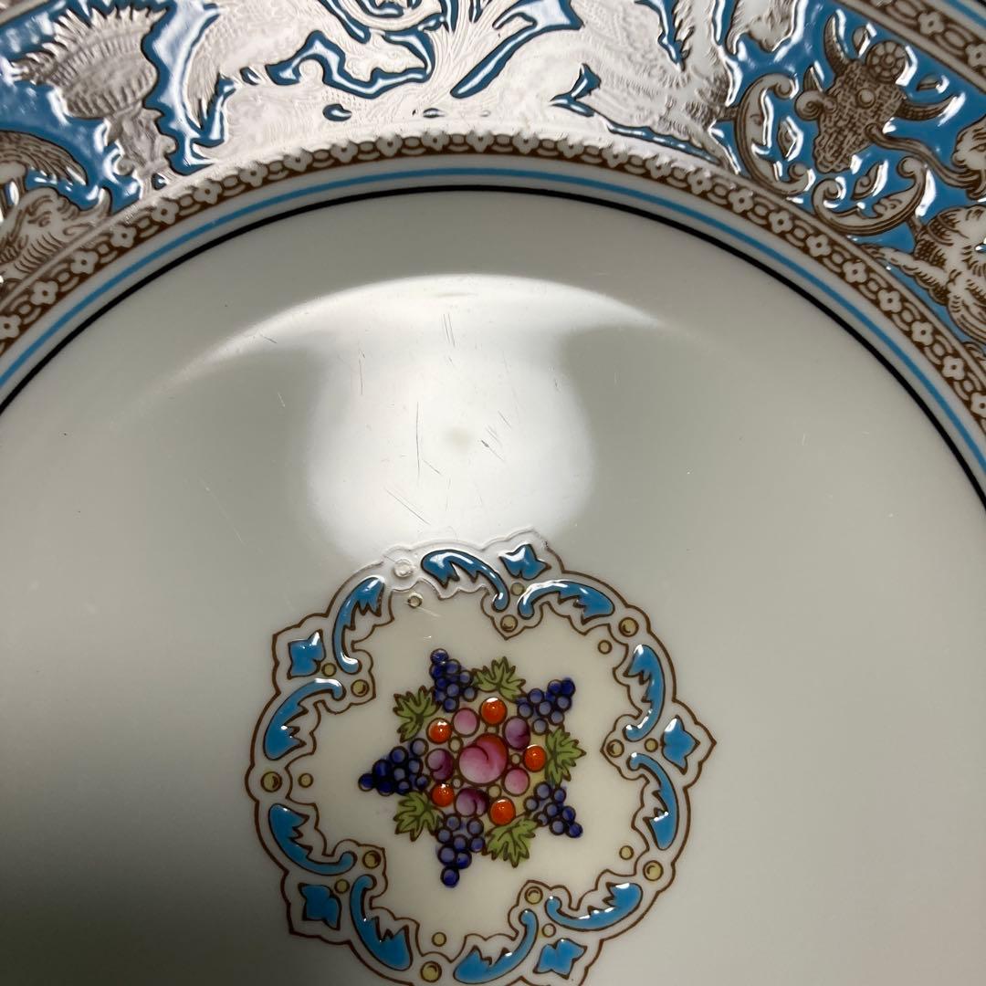 ウェッジウッド　フロレンティーンターコイズ　アフタヌーンティースタンド3段付