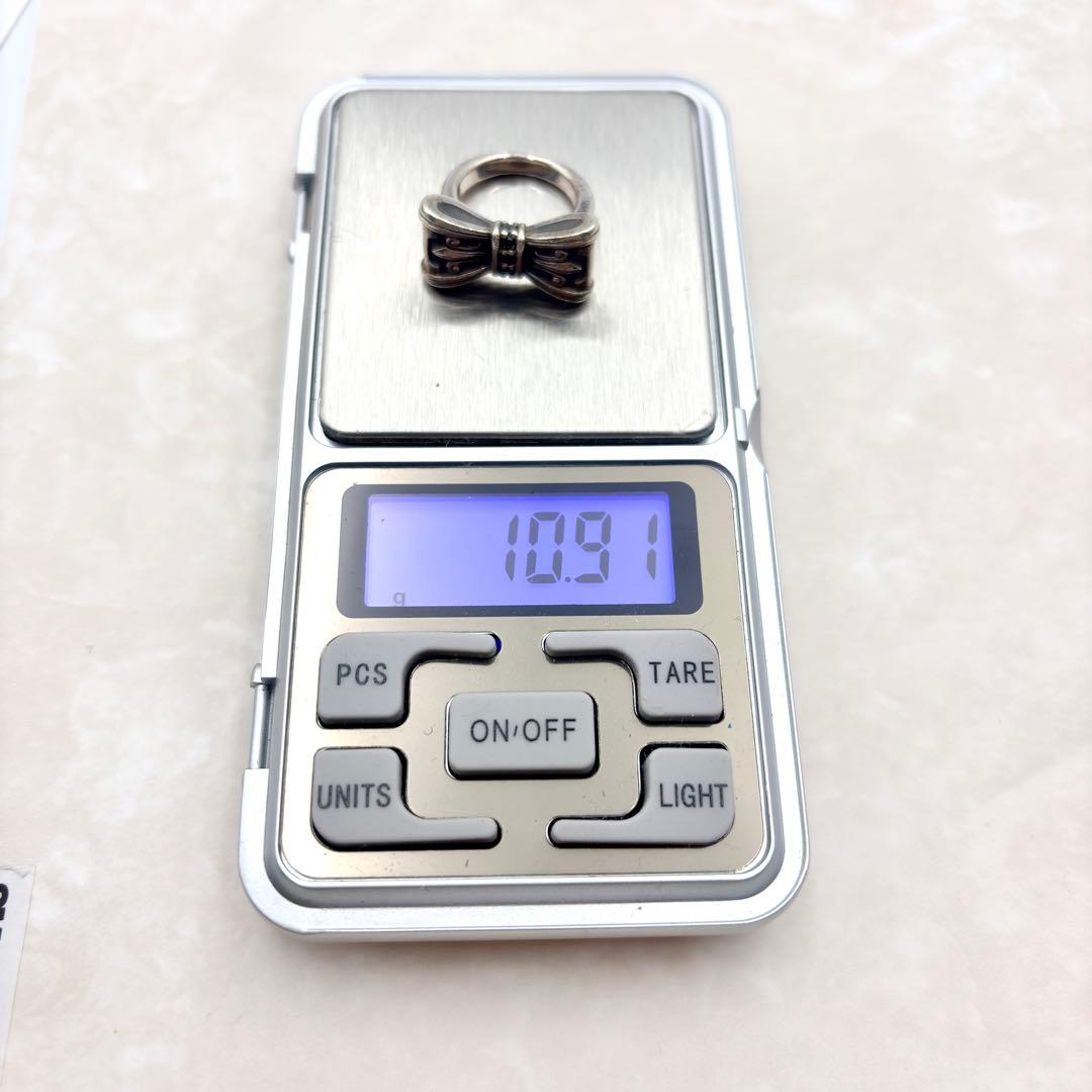 良品　ジャスティンデイビス　プロミスリング　リボン　シルバー925 ブラック