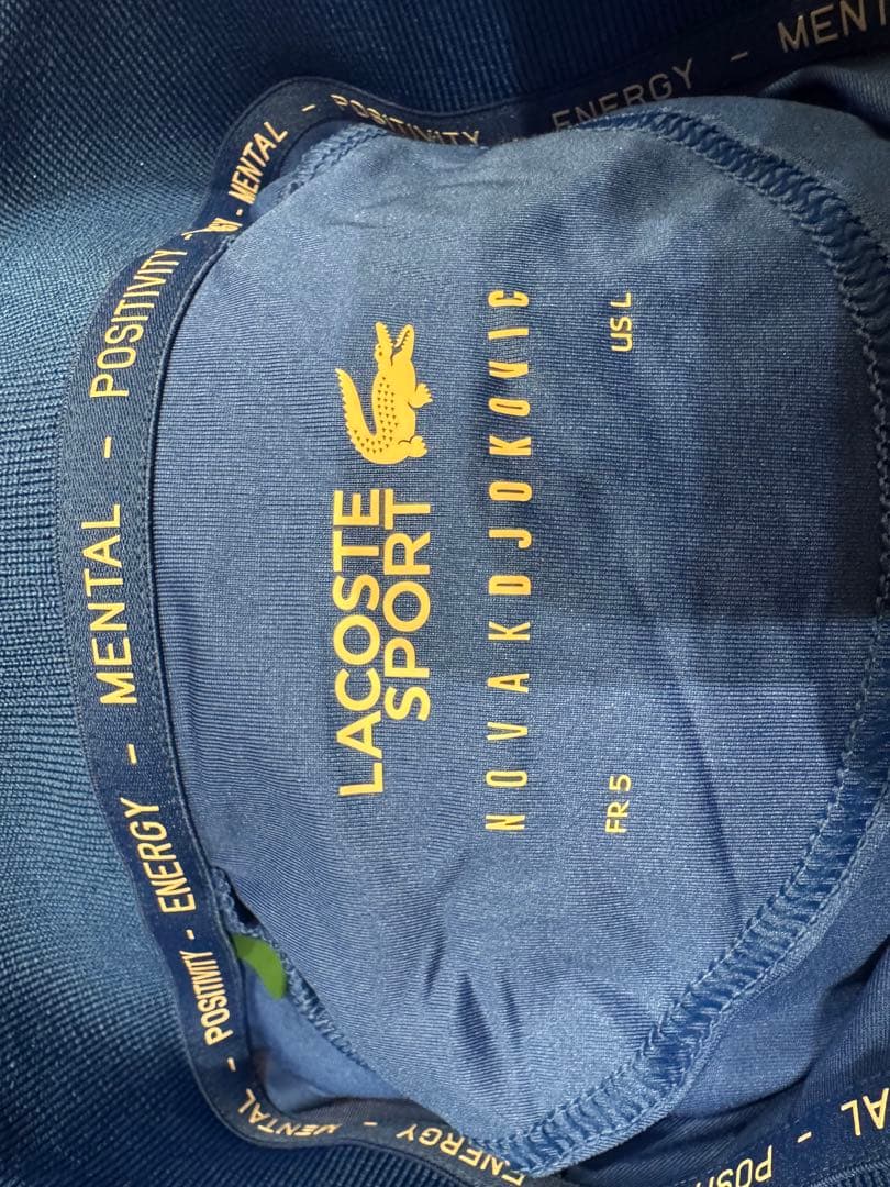 Lacoste ゲームシャツ/パンツ　ジョコビッチモデル USサイズL