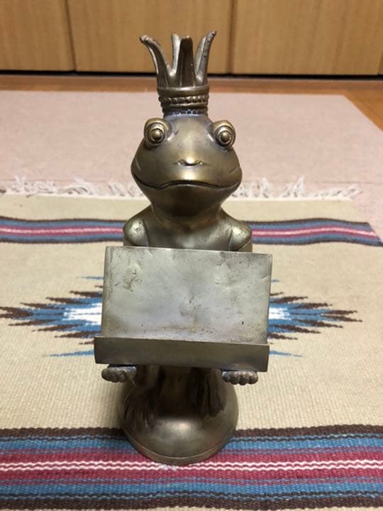 オールド　クラウンカエル　カードホルダー