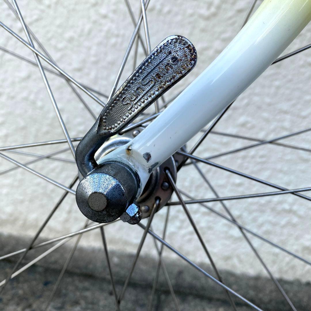 460　クロモリロードバイク　デュラエース　サンツアー　カンパニョーロ　6×2速