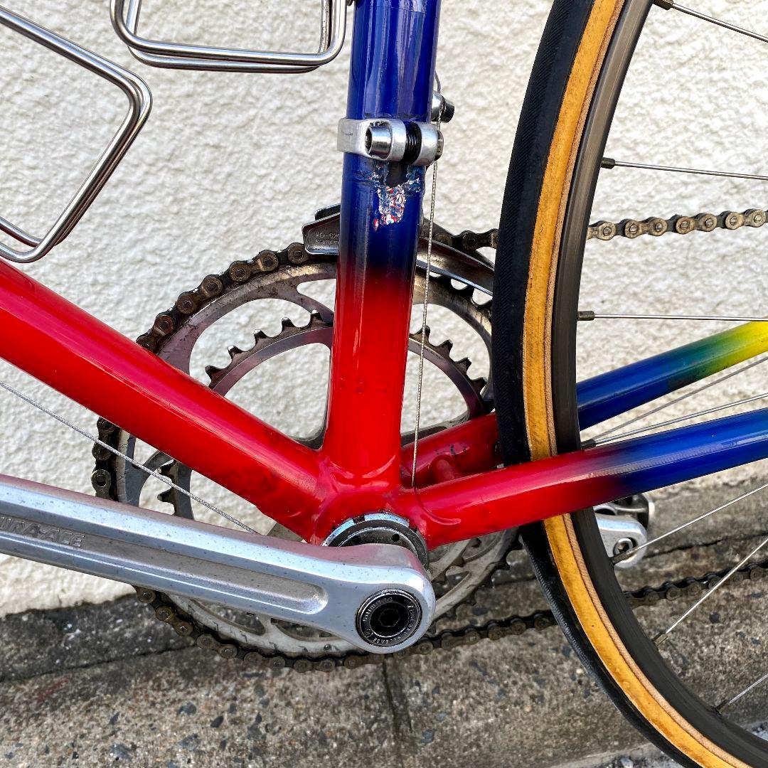 460　クロモリロードバイク　デュラエース　サンツアー　カンパニョーロ　6×2速