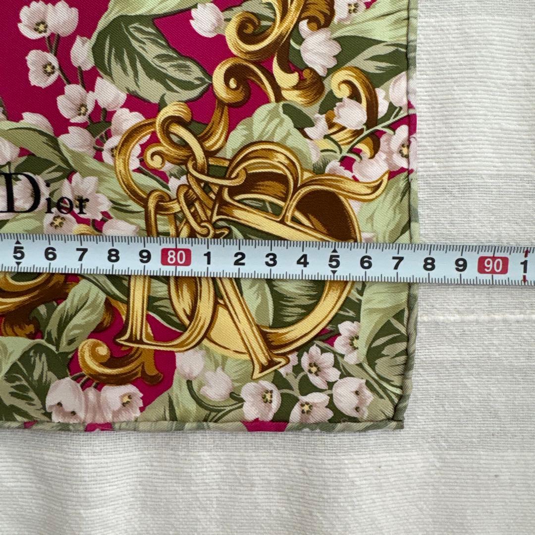 Christian Dior スカーフ　スズラン　水玉　クリスチャンディオール