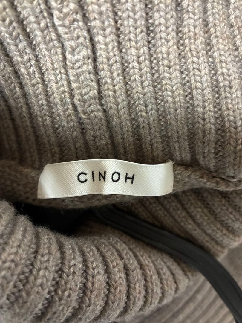 CINOH チノ タートルネックニット ミニドレス オーバーサイズニット 美品