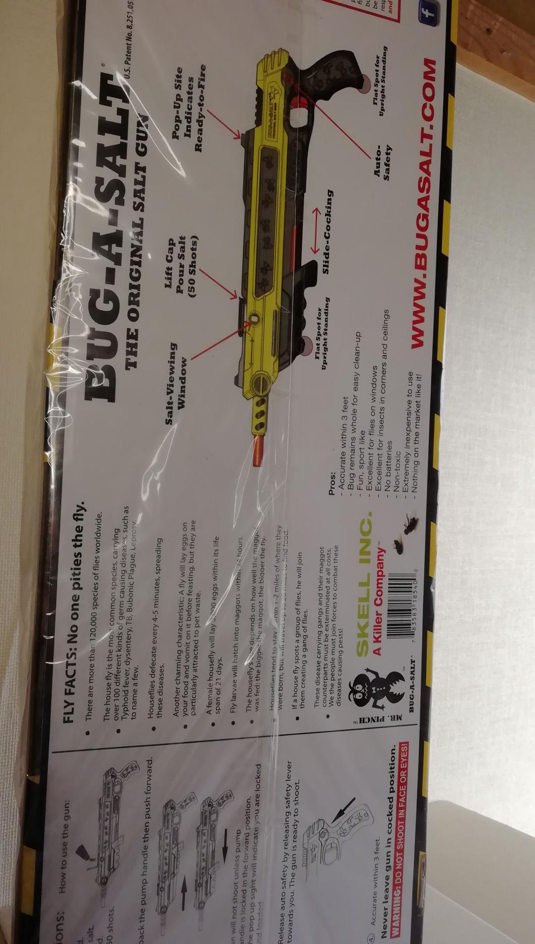 BUG A SALT　オバケ撃退グッズ　ハエ撃退
