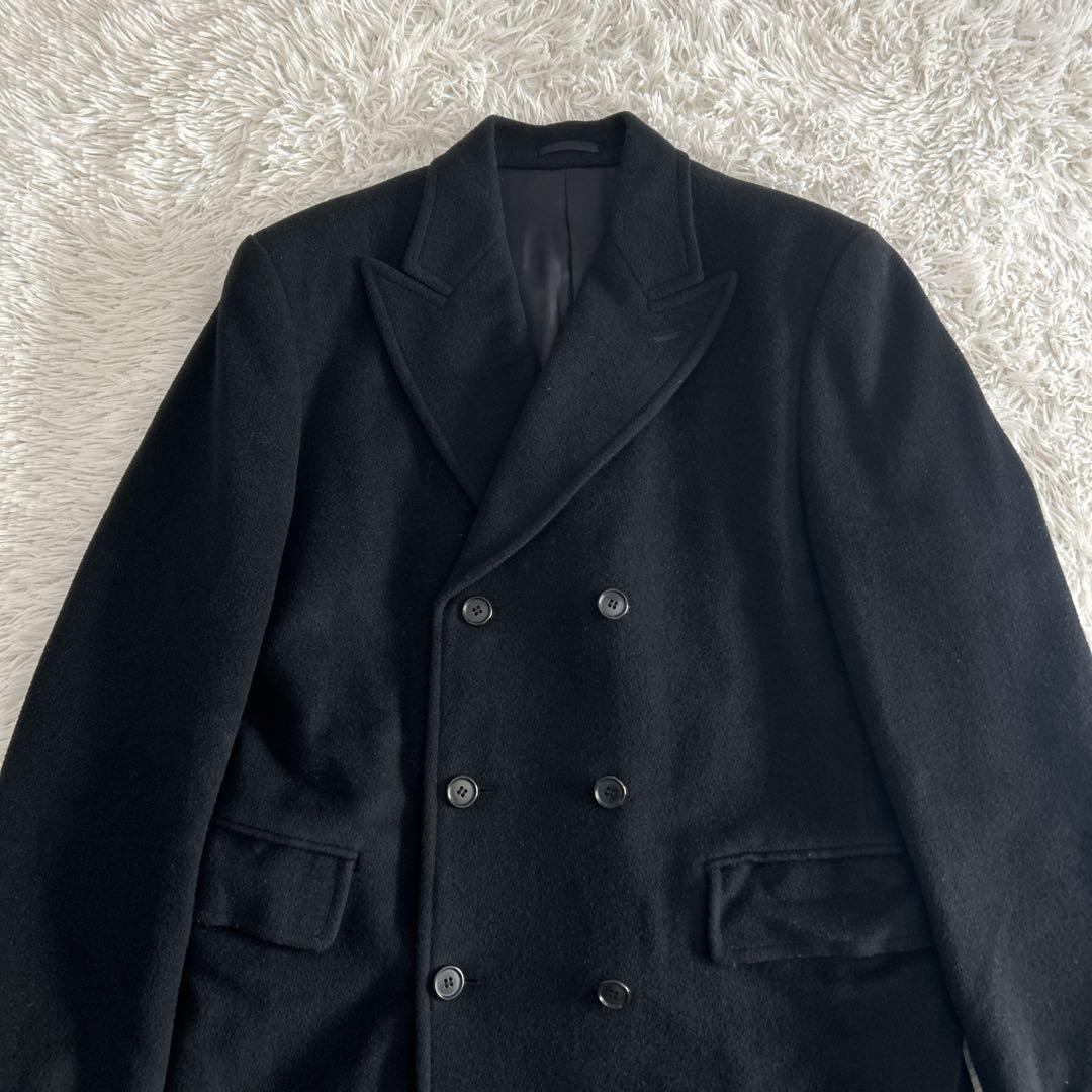 美品✨ ヴィンテージ カシミヤ ダブルロングチェスターコート 着丈120cm
