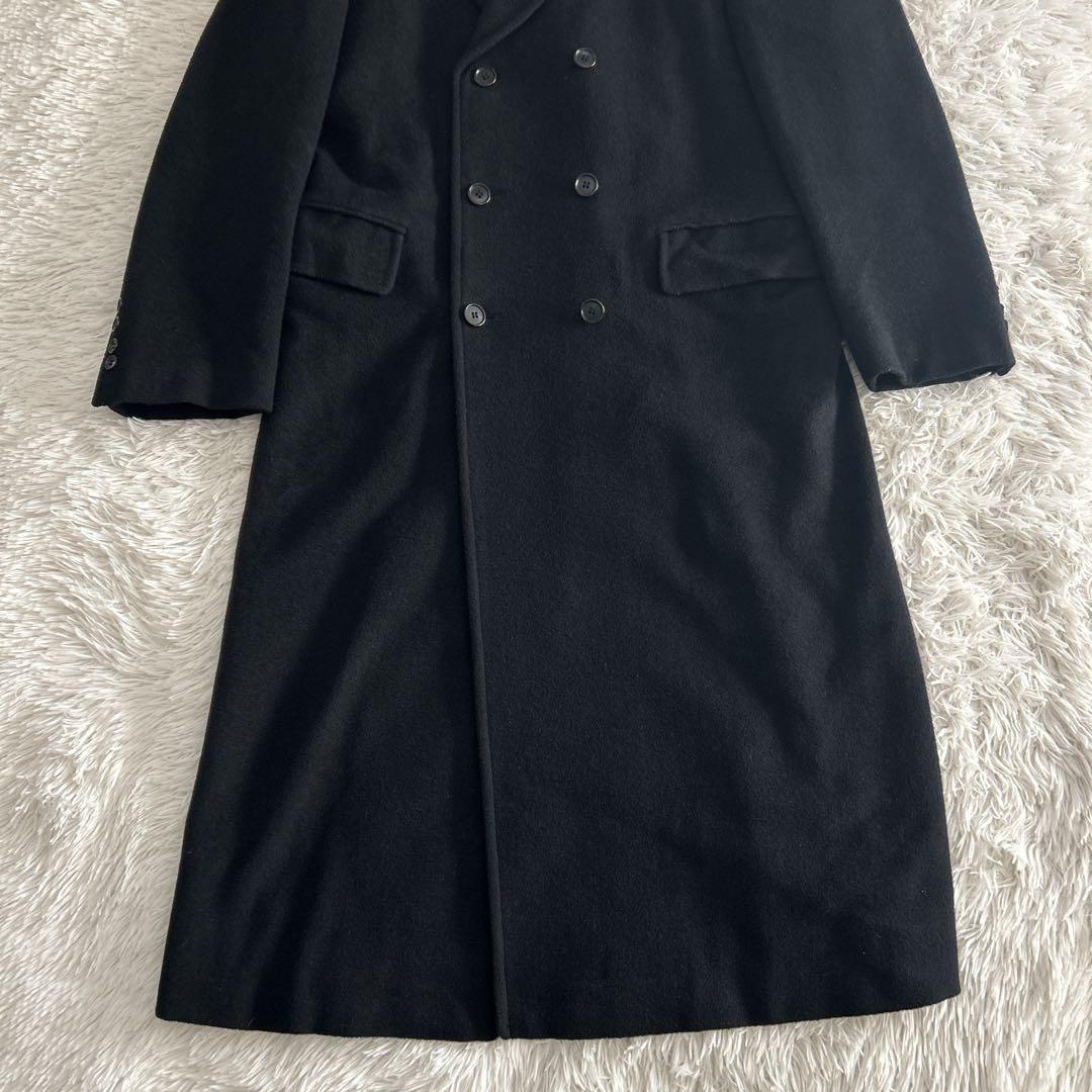 美品✨ ヴィンテージ カシミヤ ダブルロングチェスターコート 着丈120cm