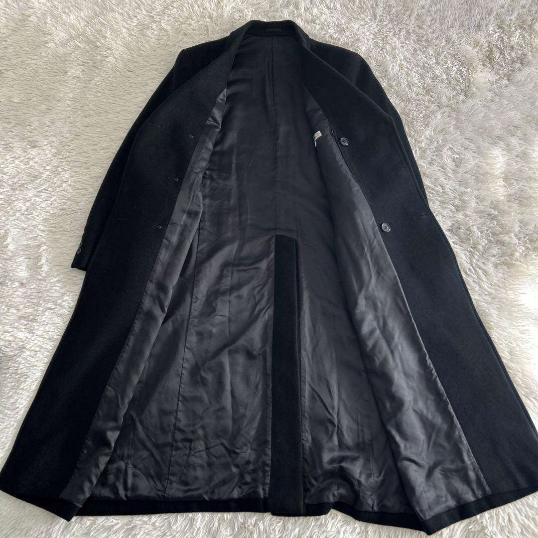 美品✨ ヴィンテージ カシミヤ ダブルロングチェスターコート 着丈120cm