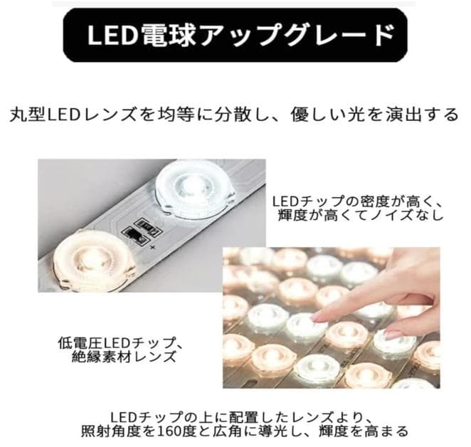 LEDシーリングライト 4〜5畳 APP調光調色 北欧 リモコン付き