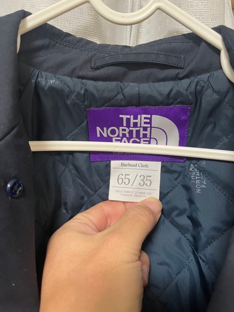 THE NORTH FACE Lサイズ　ネイビー ステンカラーコート