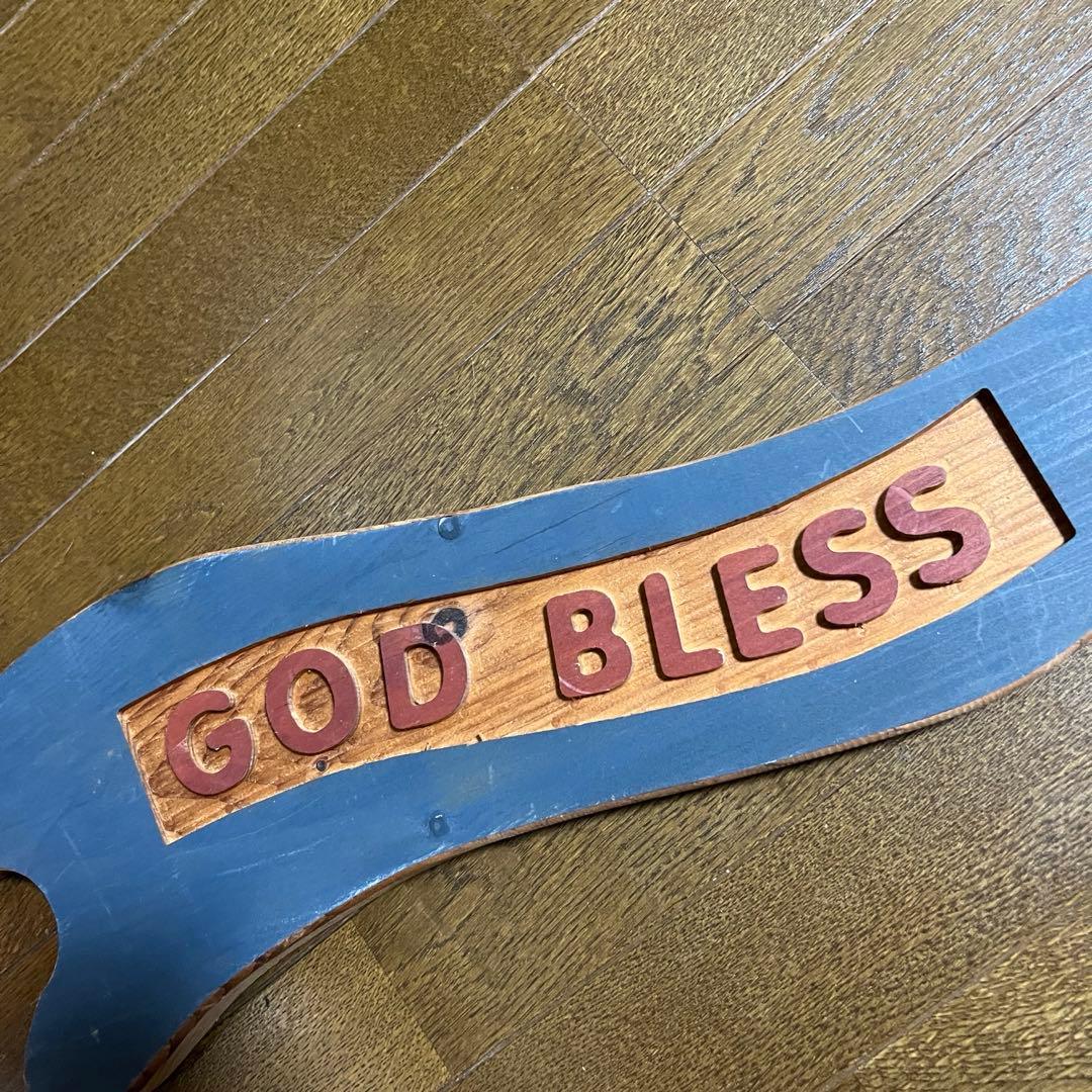 壁飾り　GOD BLESS 星条旗　AMERICA