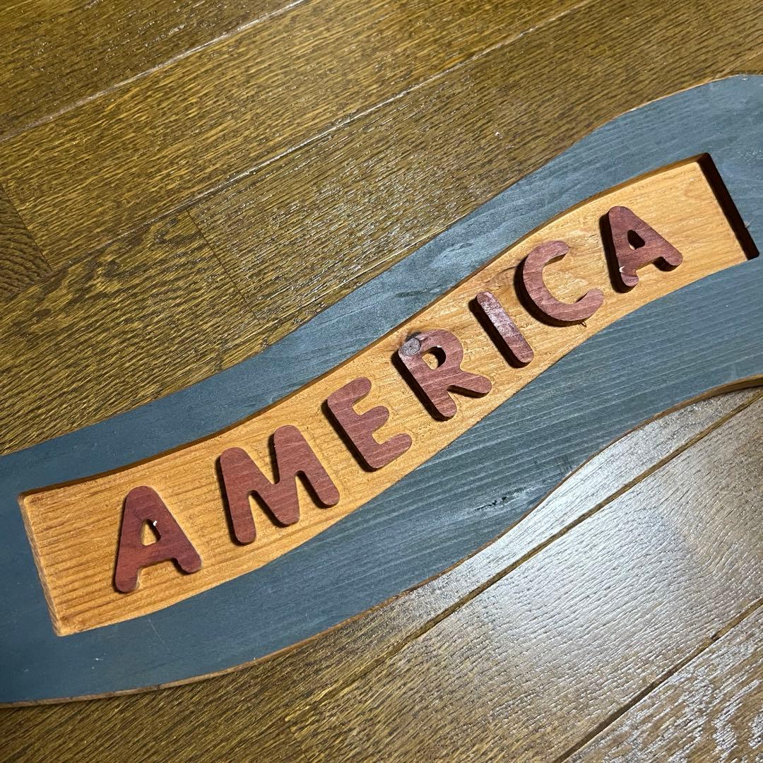 壁飾り　GOD BLESS 星条旗　AMERICA
