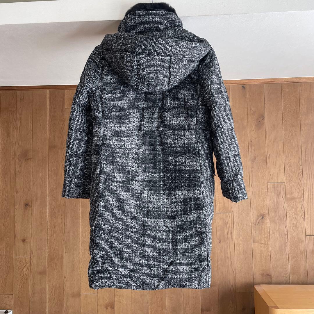 新品　自由区（ジユウク） イタリア LIMONTA ファー付きダウンロングコート