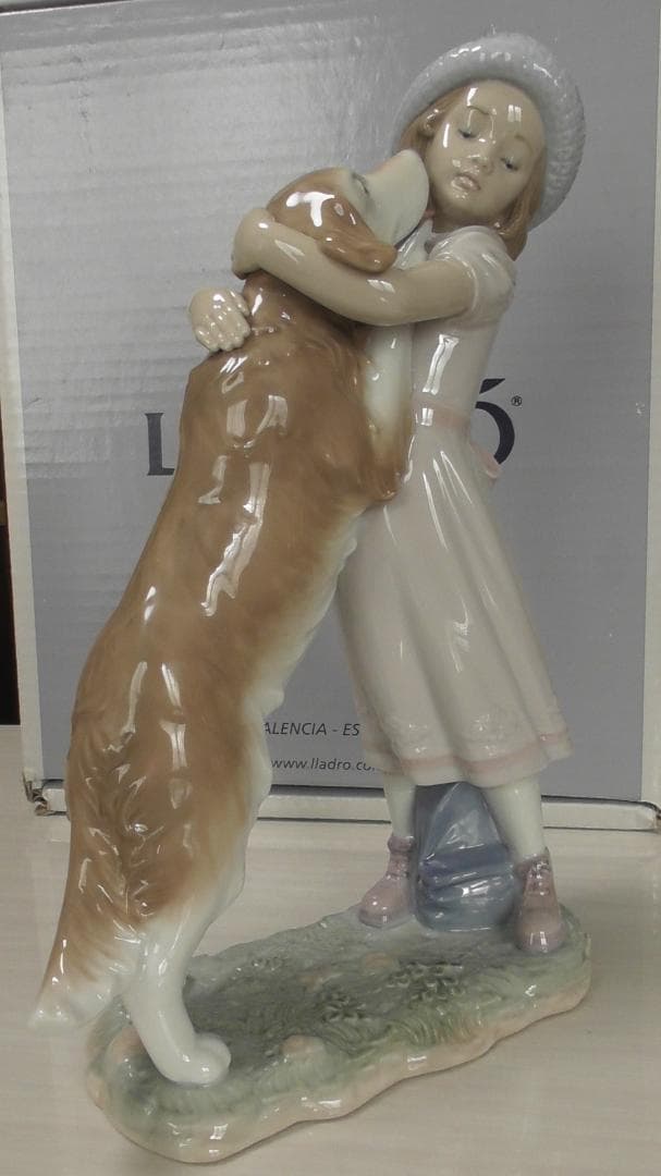 LLADRO　リヤドロ　【待ってたよ】７　リアドロ　人気アイテム　Ｌ554
