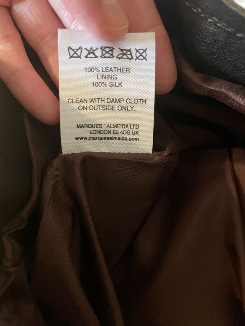 MARQUES ALMEIDA マルケスアルメイダ ライダース ジャケット