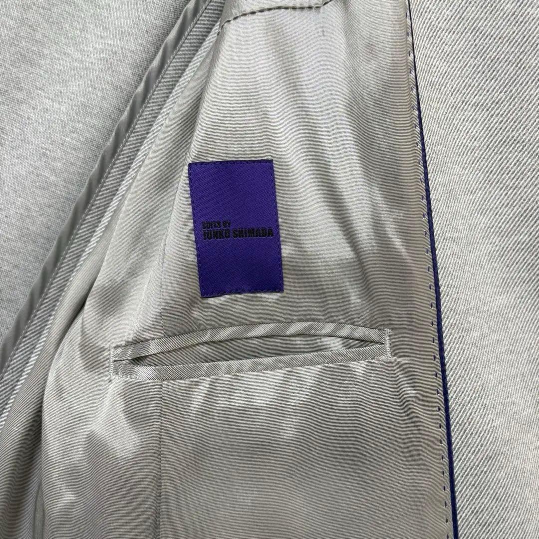 新品 アオキ⭐️ジュンコシマダ カルゼジャージー ノーカラーセットアップスーツ