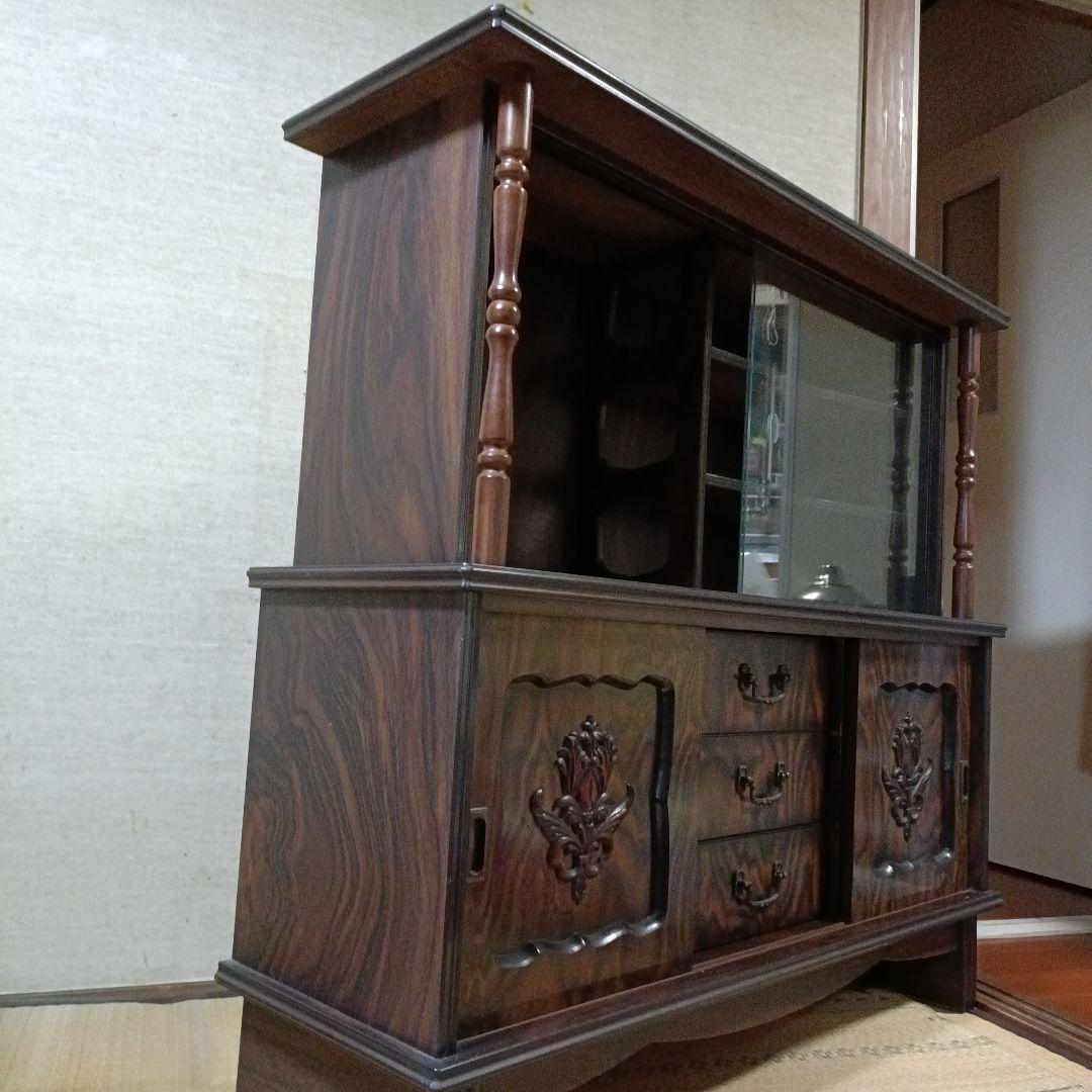 茶箪笥 飾り棚 和箪笥 飾り台 昭和レトロ アンティーク