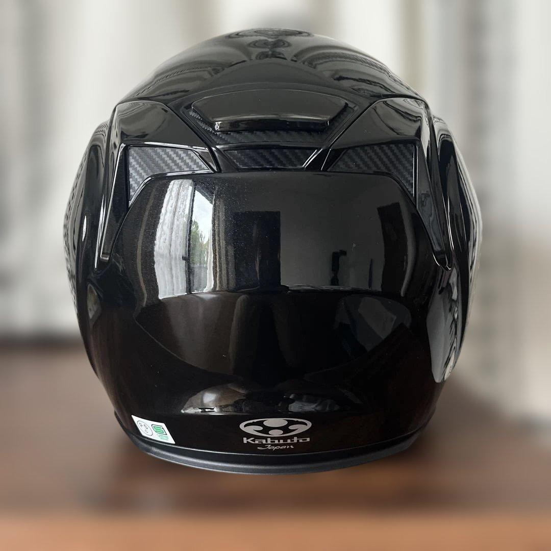 揚げ Kabuto Exceed 2 ブラック ジェットヘルメット
