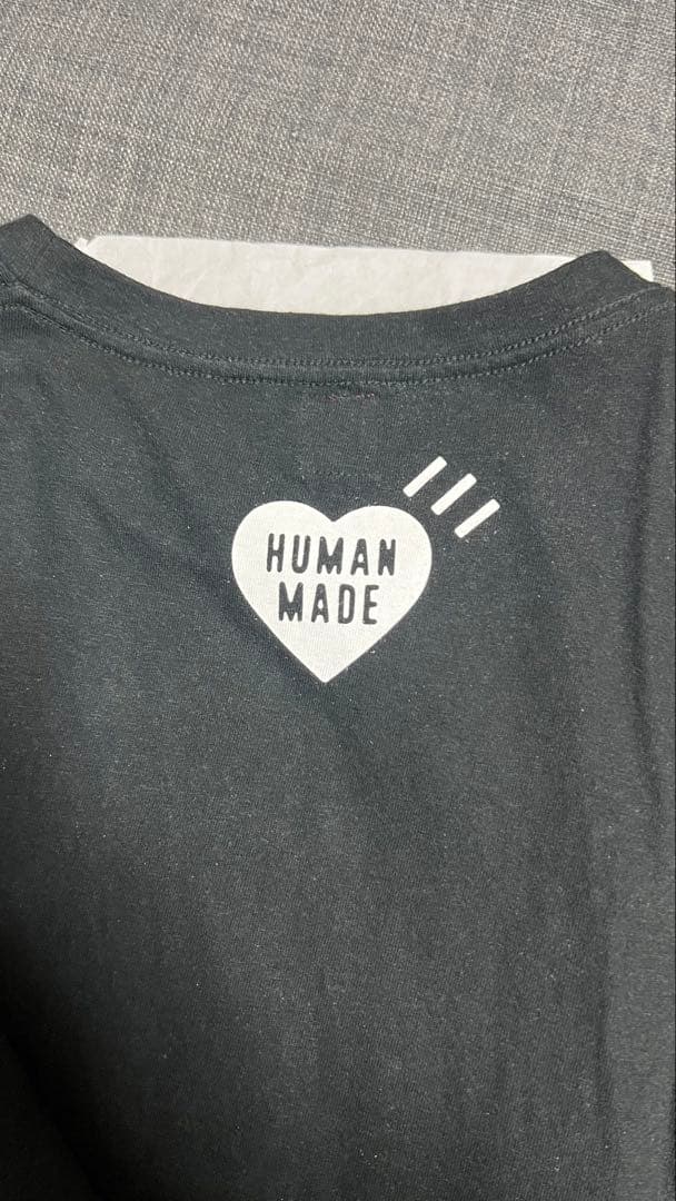 えんHuman Made ブラック クマ　bare 長袖シャツ