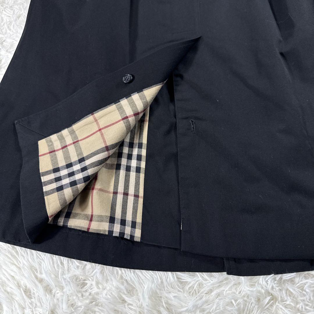 【大きいサイズ】バーバリーロンドン ステンカラーコート ノバチェック 50 XL