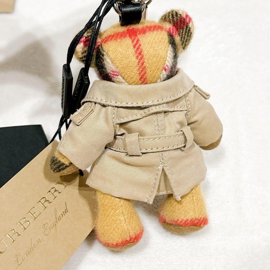 未使用✨　バーバリー　ぬいぐるみ　チャーム　キーホルダー　ノバチェック　トレンチ