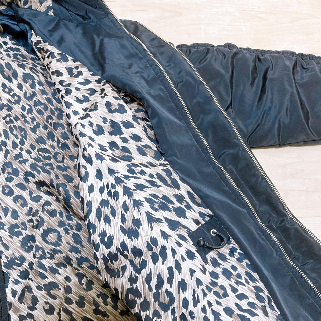 VALENZA SPORTS バレンザ ダウンコート 黒 裏地お洒落 美品❣️