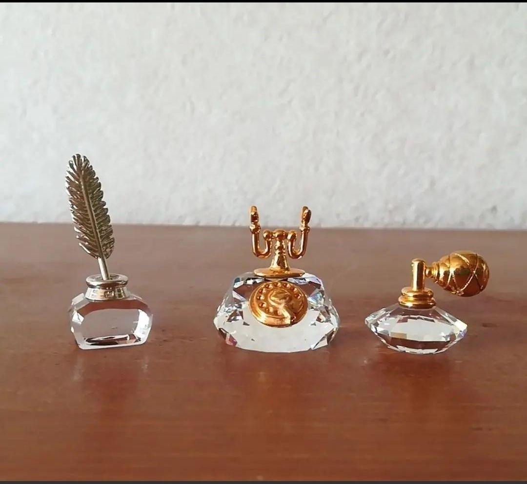 スワロフスキー Swarovski クリスタル 置物 オブジェ 3個セット