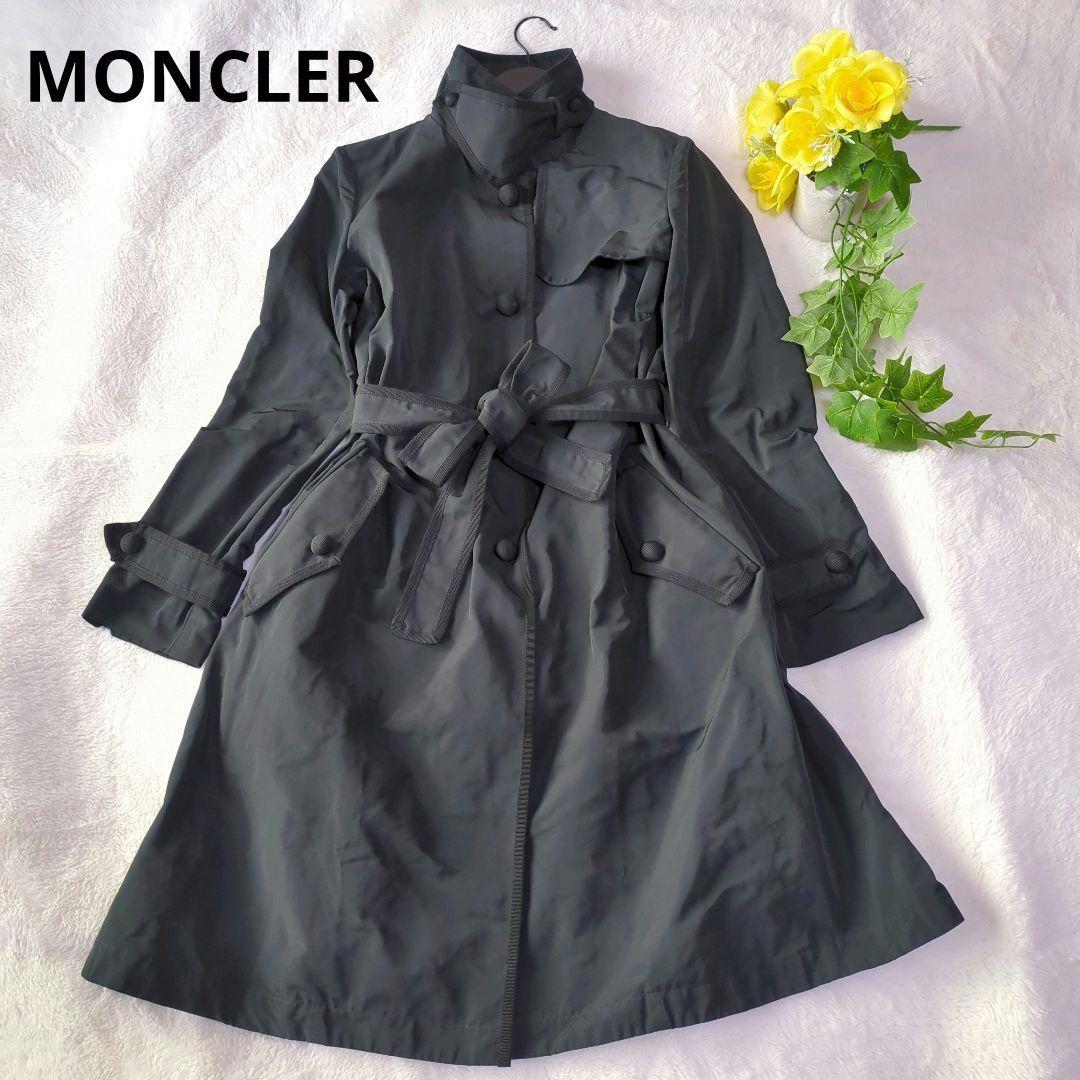 モンクレール　トレンチコート　ウエストリボン　1