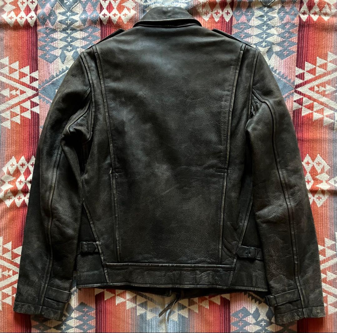 【傑作】RRL ダブルアールエル レザー ジャケット XSポロ ラルフローレン