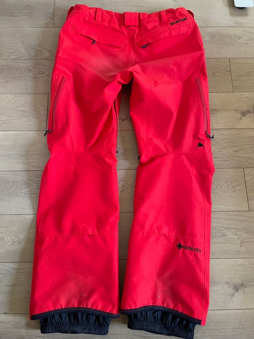 BURTON GORE-TEX スノーボードパンツ Lサイズ レッド