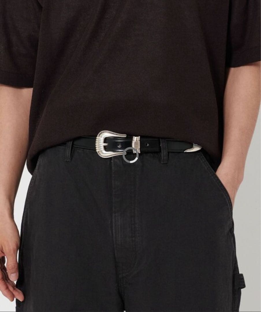 Tory leather ブラック ベルト 30 公式　購入写真あり！